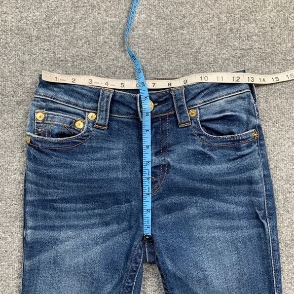 True Religion Jeans Womens 25 Blue High Rise Jennie Curvy Skinny Stretch Denim - Picture 8 of 16